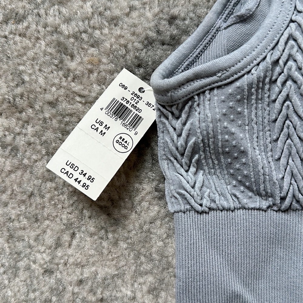 NWT Aerie Grey Seamless Bralette - Picture 3 of 5